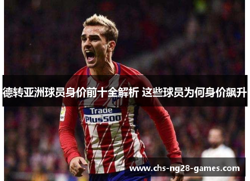 德转亚洲球员身价前十全解析 这些球员为何身价飙升